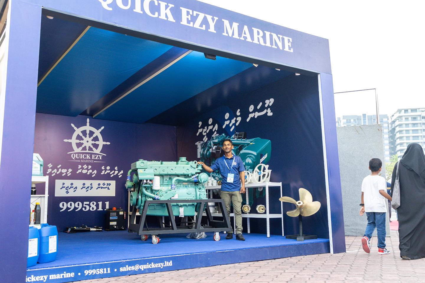 Quick Ezy Marine at Maldives Marine Expo 2025